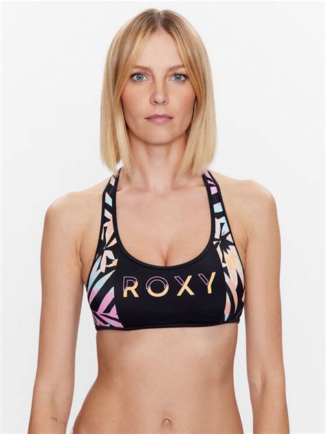 Roxy Góra od bikini Active ERJX304962 Czarny Modivo pl