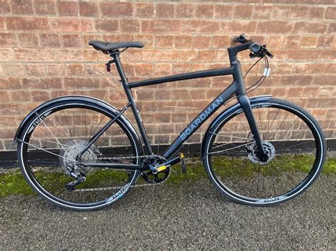 Second Hand Boardman Hyb Hybrid Bike Black Large