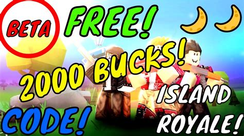 Roblox 🌙 Night Island Royale Beta Brand New Code 💸💸 2000