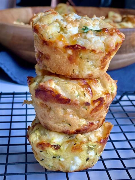 Feta And Zucchini Muffins Hungry Happens Recipe Recipes Cooking