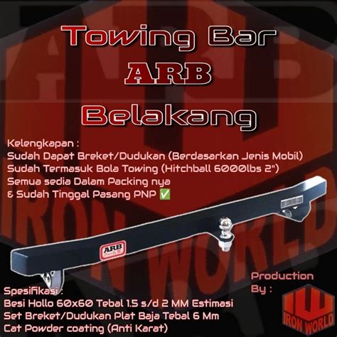 Jual TOWING BAR ARB BELAKANG Shopee Indonesia