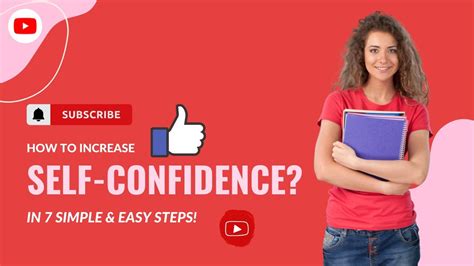 How To Increase Self Confidence Youtube