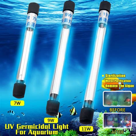 Buy Germicidal Light For Aquarium Ultraviolet Healthy Submersible Fish