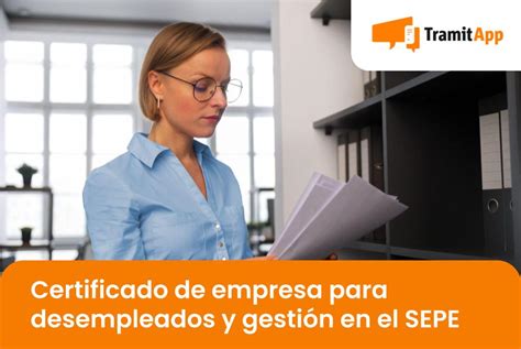 Certificado de empresa para desempleados y gestión en el SEPE