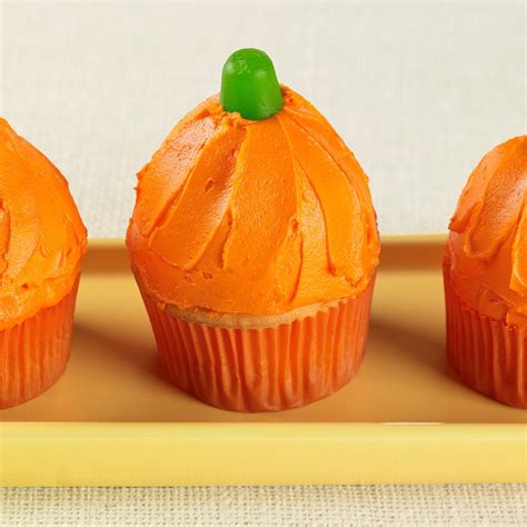 Pumpkin Shaped Cupcakes Recipe Mccormick