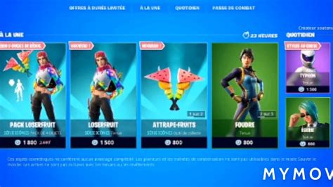 Boutique Fortnite Du 22 Juin Youtube