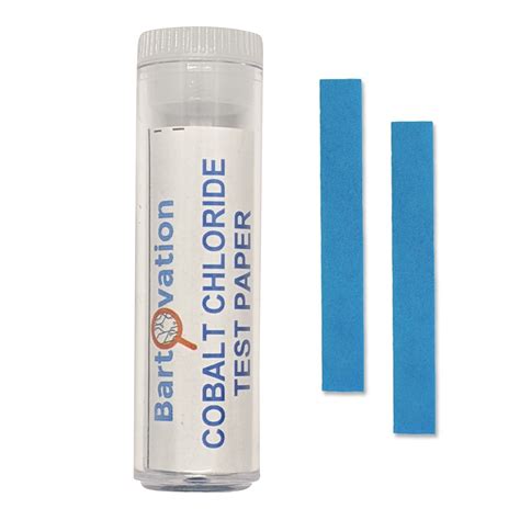 Cobalt Chloride Test For Moisture Humidity Detection