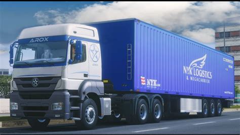 Truckers Of Europe 3New New Container NYK Logistics Mercedes Benz