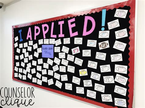 How To Make The I Applied Bulletin Board Counselor Clique