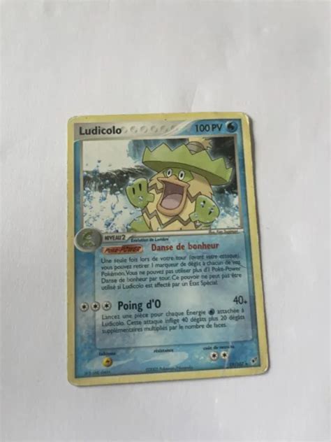 Carte Pokemon Ludicolo 19107 Rare Bloc Ex Deoxys Fr Occasion Eur 100