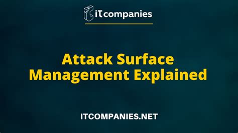 Attack Surface Management Explained — IT Companies Network