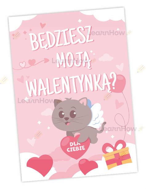 Kartka Walentynkowa Będziesz Moją Walentynką Learnhow pl