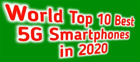 World Best Top 10 Cheapest 5g Smartphones Of 2020 Internet Education