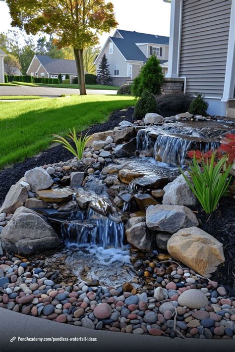 18 Stunning Pondless Waterfall Ideas To Transform Your Yard In 2024 Waterfalls Backyard Water