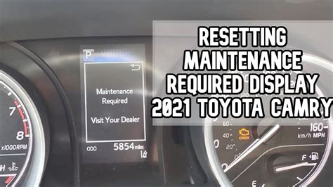 Toyota How To Reset Maintenance Light Diycarexpert