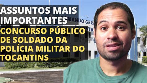 CONCURSO PMTO assuntos MAIS COBRADOS nas provas de soldado de polícia