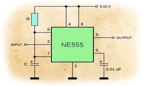 Подробное описание, применение и схемы включения ne555