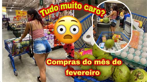 COMPRAS DO MÊS NO ATACADÃO Quanto gastei YouTube