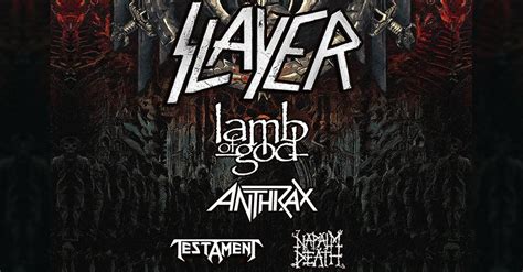 Slayer On Twitter Tickets For Slayer S Final World Tour North