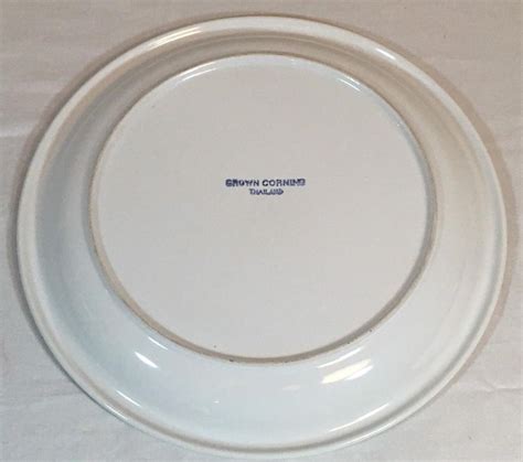 Crown Corning Japan Prego White Dinner Plates Lot Of 8 11 Luncheon