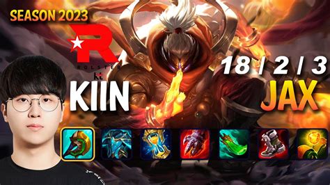 KT Kiin JAX Vs AATROX Top Patch 13 14 KR Ranked YouTube