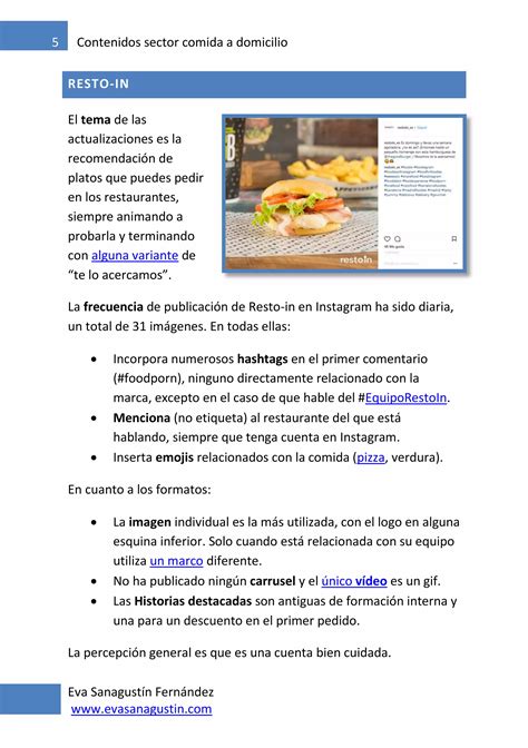 Contenidos Sector Comida Domicilio Pdf