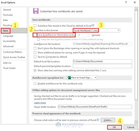 How To Turn Off Autosave In Excel With Quick Steps ExcelDemy