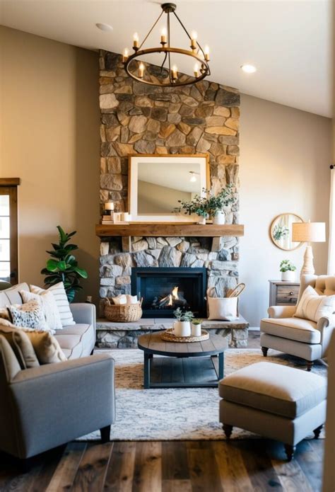 34 Cottage Fireplace Ideas