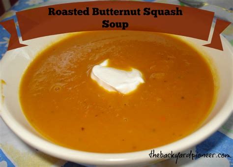 Roasted Butternut Squash Soup Homestyle Cooking