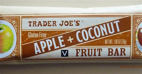 Whats Good At Trader Joes Trader Joes Apple Coconut Fruit Bar