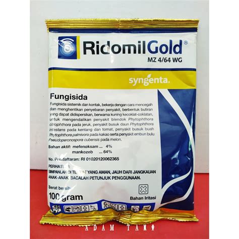 Jual Ridomil Gold Mz Wg Gram Fungisida Anti Jamur Layu Busuk