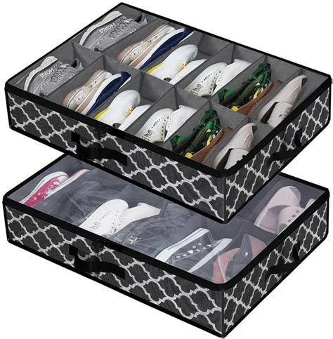 Organizador De Zapatos Debajo De La Cama Para Pares De Zapatos Caja