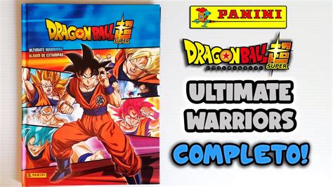 ÁLBUM COMPLETO DRAGON BALL SUPER ULTIMATE WARRIORS PANINI 2022