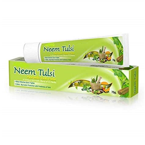 Herbal Ayurvedic Tulsi Neem Clove Toothpaste Packaging Size 100gm At