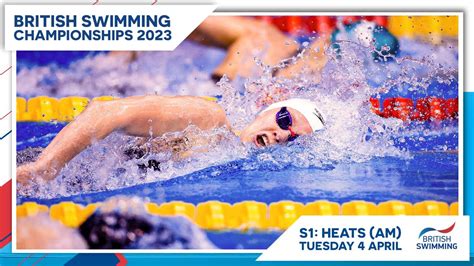 British Swimming Championships 2023 Day 1 Heats AM YouTube