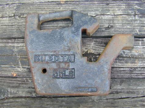 Kubota Tractor Oem Front Suitcase Weight 55lb Ebay