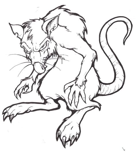 Evil Rat Drawing At Getdrawings Free Download