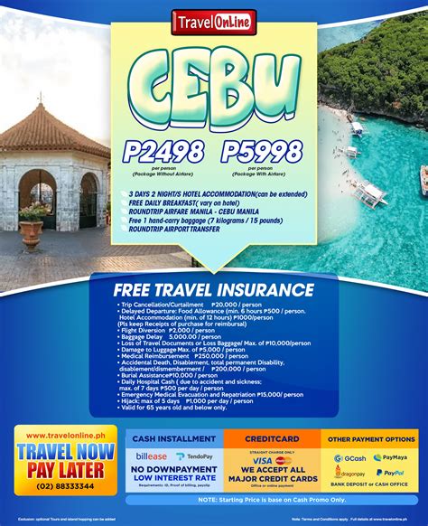 CEBU PACKAGES 2024 ALL IN 5 998