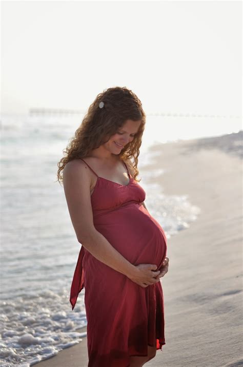 Falling From Trees Beach Maternity Shoot