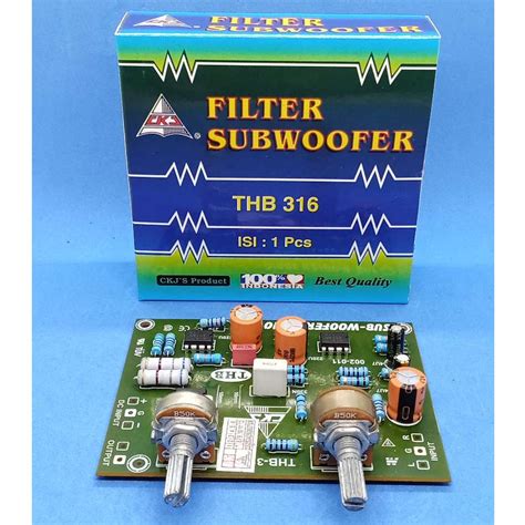 Jual Kit Filter Subwoofer Crossover Shopee Indonesia