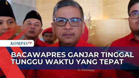 Sekjen Pdip Hasto Kristiyanto Sebut Nama Bacawapres Ganjar Pranowo