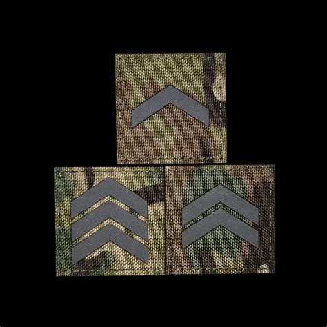 Купить с кэшбэком Chevrons Sergeant Stripes US Army Infrared Reflective