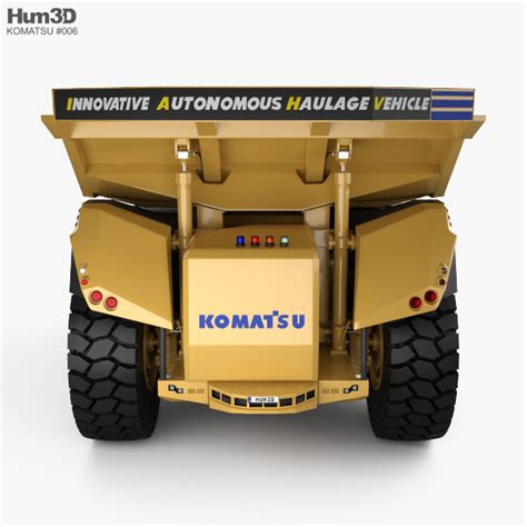 Komatsu AHS Dump Truck 2016 3D Model Vehicles On Hum3D