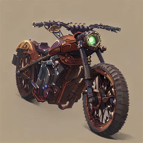 Steampunk Motorcycle Openart