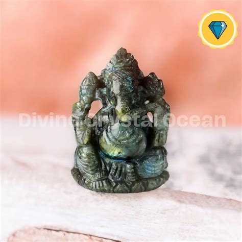 Labradorite Ganesha Statue Home Office At Rs 9 Khambhat ID