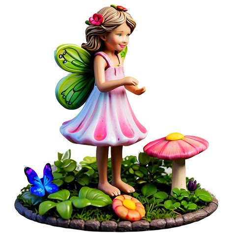 Download Whimsical Summer Fairy Garden Png 05212024