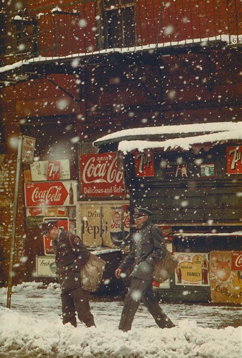 风雪中的城市 彩色摄影先驱索尔雷特 Saul Leiter