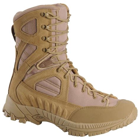 Mens Corcoran® 8 Lace To Toe Waterproof Tactical All Terrain Hiking Boots Tan 579105