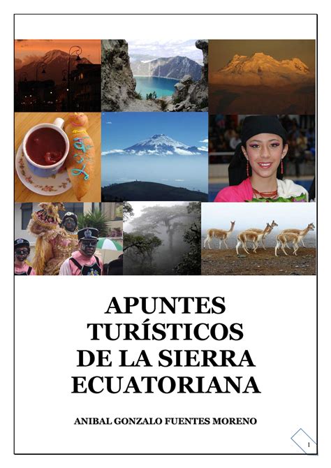 Apuntes Turisticos De La Sierra Ecuatori Apuntes Tur Sticos De La