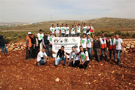 Despite Occupation Interference Volunteers Of The Million Tree Campaign